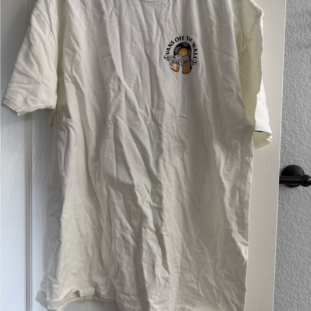 Vans Off The Wall White Graphic Tee NWT Size XXL
